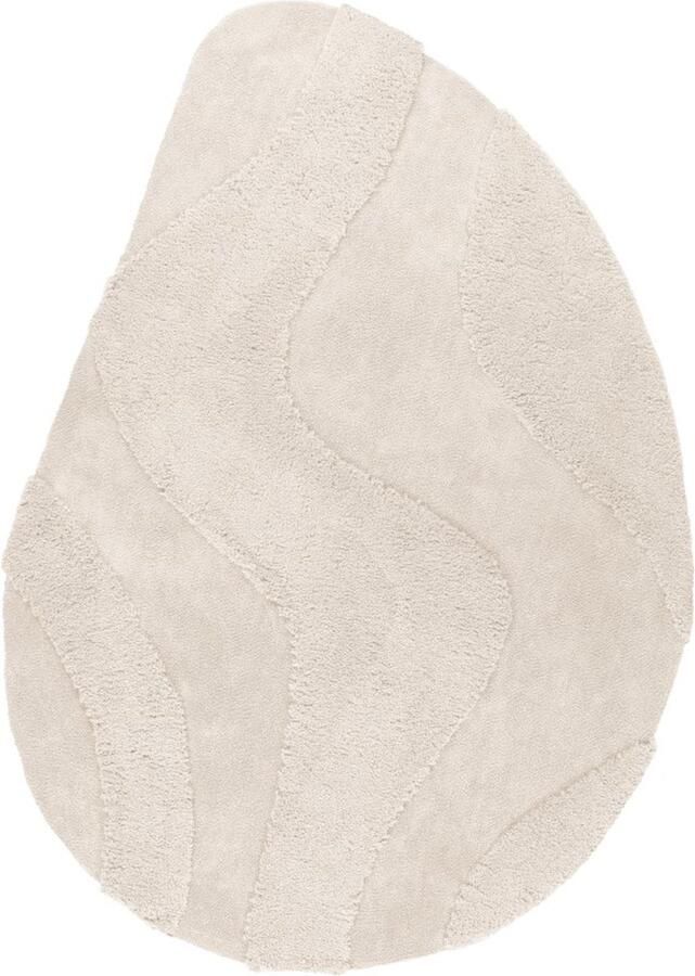 Lalee Milano Modern Vloerkleed Hoogpolig Ivory Tapijt Karpet Nieuwe Collectie 2024 Hoogwaardige Kwaliteit 200x290 cm