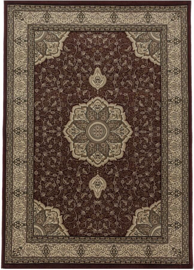 Dutch XXL Kashmir Laagpolig Vloerkleed Red Verfijnde Kwaliteit 80x150 cm