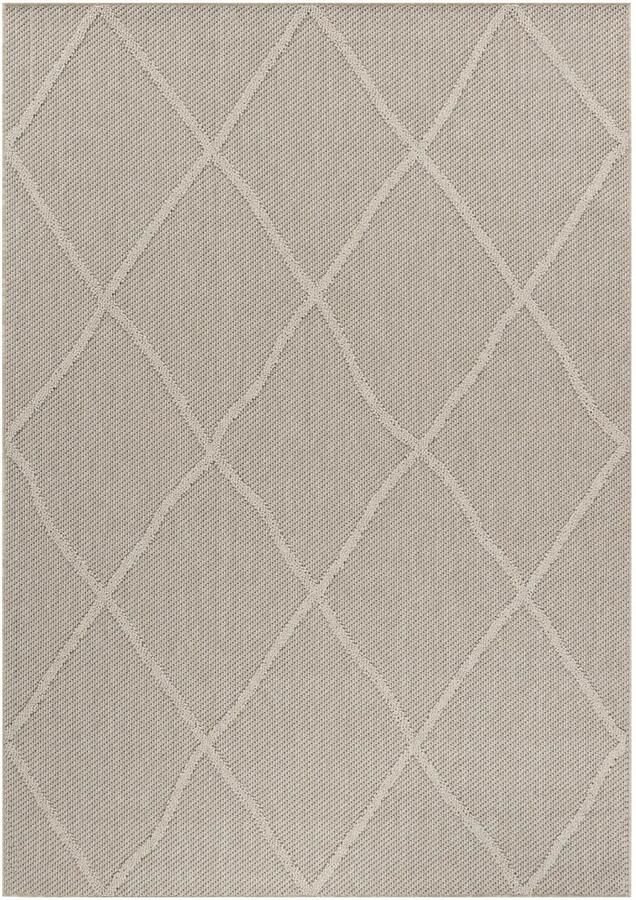 Dutch XXL Buitenkleed Patara Geometrisch Beige 240x340 cm Buitentapijt Tuintapijt - Foto 3