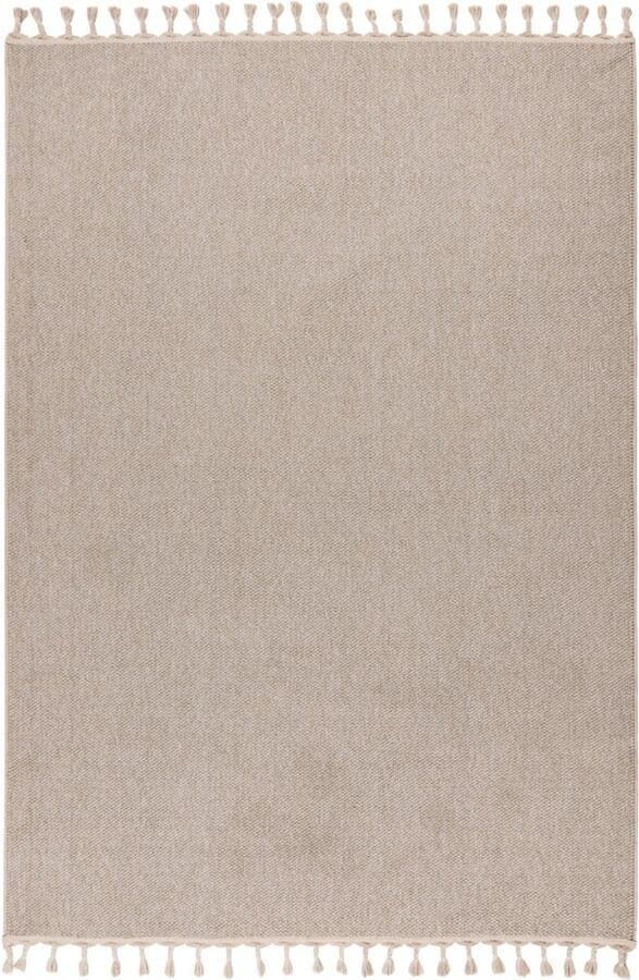 Dutch XXL Tunis Laagpolig Vloerkleed Beige Hoogwaardige Kwaliteit 160x230 cm