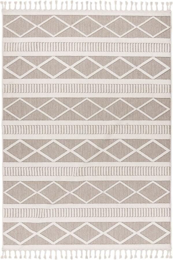 Dutch XXL Tunis Laagpolig Vloerkleed Beige Hoogwaardige Kwaliteit 200x290 cm