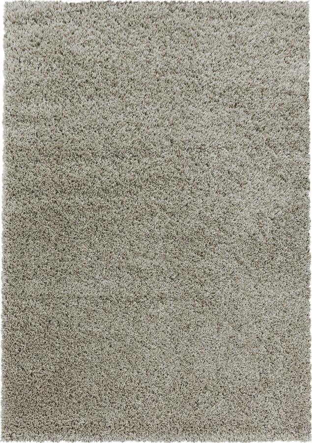 Dutch XXL Shaggy Sydney Hoogpolig Vloerkleed Nature Verfijnde Kwaliteit 100x200 cm