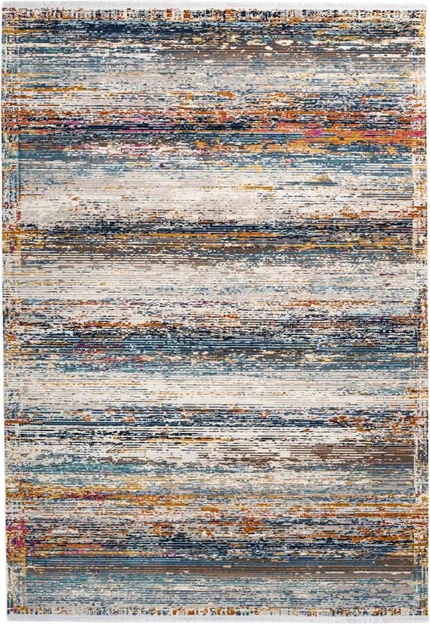 Dutch XXL Vintage Vloerkleed Tapijt Anouk Verweerd Multikleur 80x150 cm