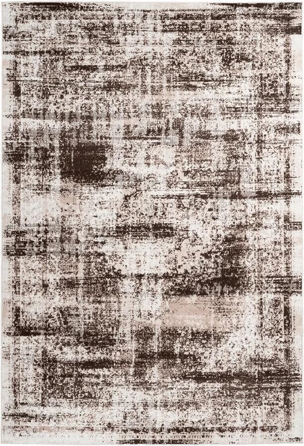 Dutch XXL Vintage Vloerkleed Tapijt Ariya Verweerd Taupe Bruin 80x150 cm