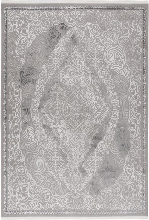 Dutch XXL Elif Hoogpolig Vloerkleed Silver Hoogwaardige Kwaliteit 120x170 cm - Foto 4