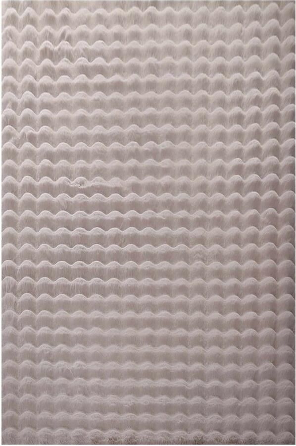 Dutch XXL Ambiance Hoogpolig Vloerkleed Beige Verfijnde Kwaliteit 160x230 cm