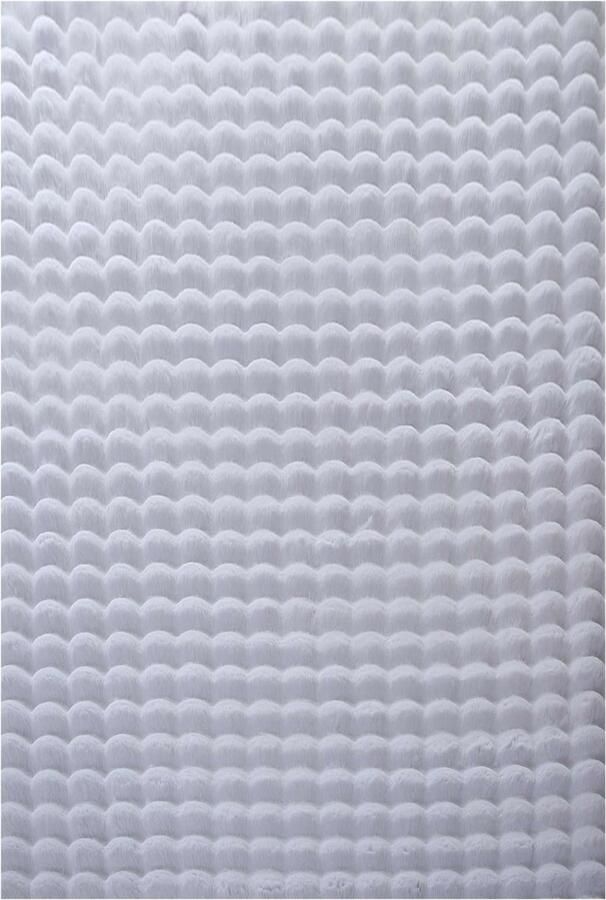 Dutch XXL Ambiance Hoogpolig Vloerkleed Silver Verfijnde Kwaliteit 160x230 cm