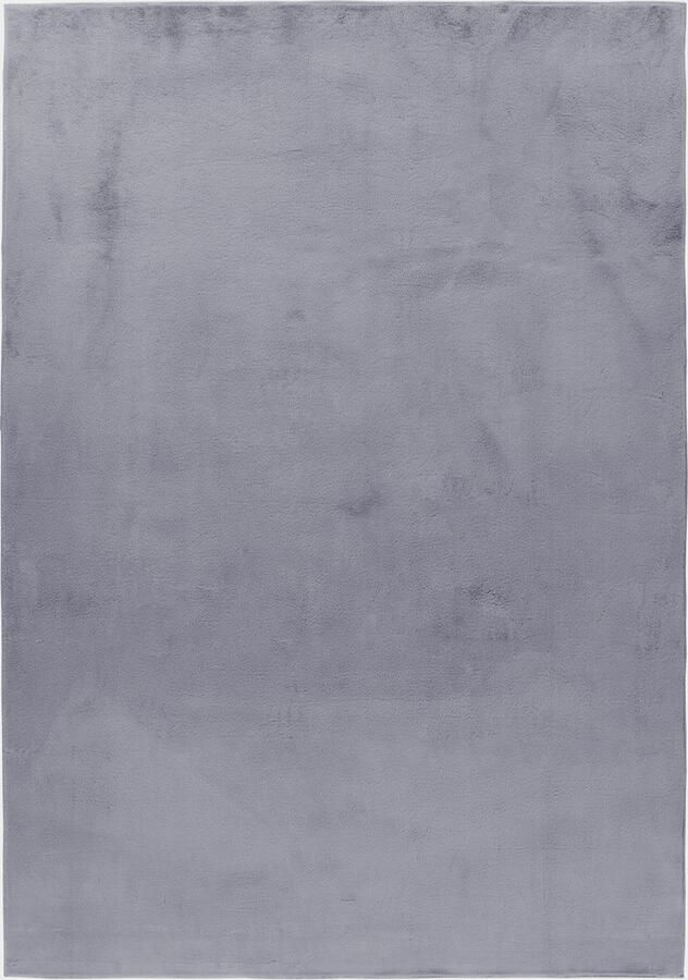 Dutch XXL Pouffy Hoogpolig Vloerkleed Grey Verfijnde Kwaliteit 80x150 cm