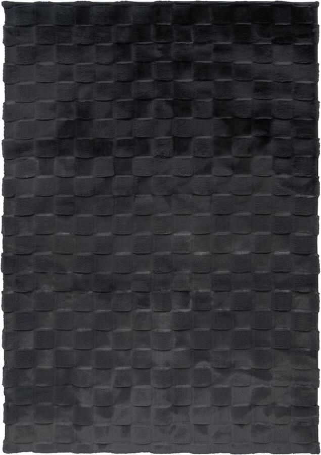 Dutch XXL Soul Hoogpolig Vloerkleed Graphite Hoogwaardige Kwaliteit 160x230 cm