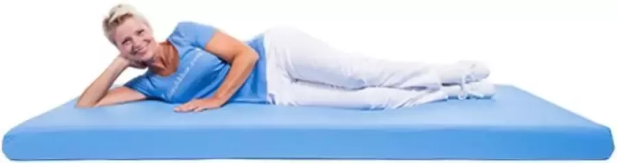 Dutchblue.com Memory foam matras tyoplaag van 4 cm visco elastisch traagschuim 10 jaar garantie op het traagschuim Antiallergische PU-matrashoes afmeting 90x200 cm