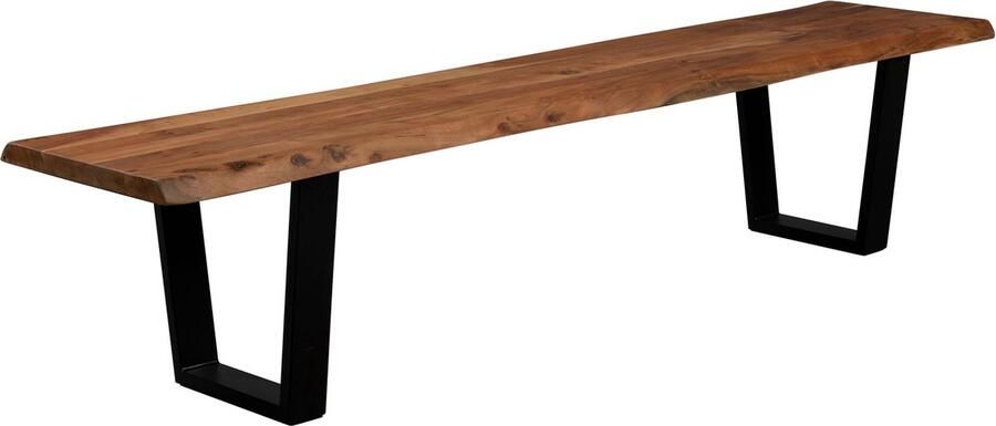 Dutchbone Aka Eettafelbank 200X45 cm Hout Bruin