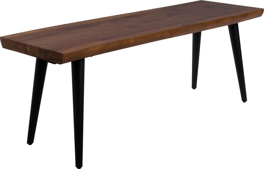 Dutchbone Alagon Eetkamerbank 120X40 cm Hout Bruin} - Foto 2