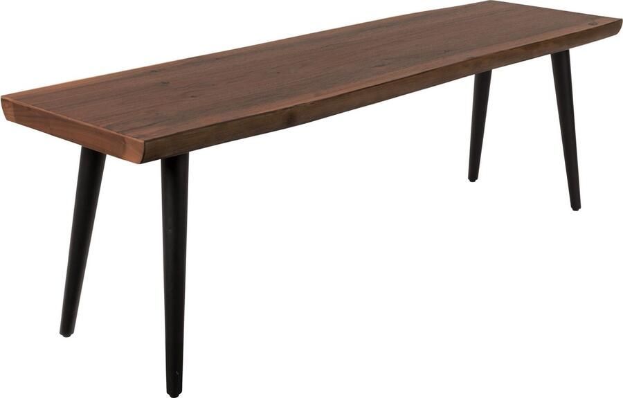 Dutchbone Alagon Eetkamerbank 140X40 cm Hout Bruin - Foto 2