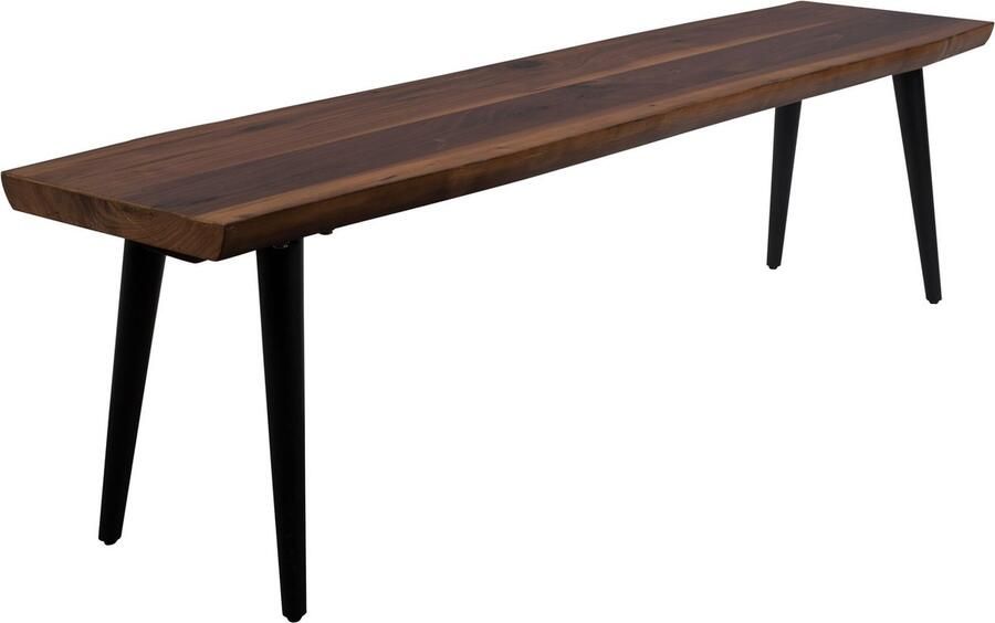 Dutchbone Alagon Eetkamerbank 160x40 cm Hout Bruin} - Foto 2