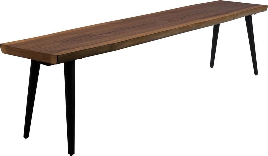 Dutchbone AlagonEetkamerbank 180X40 cm Hout Bruin} - Foto 2