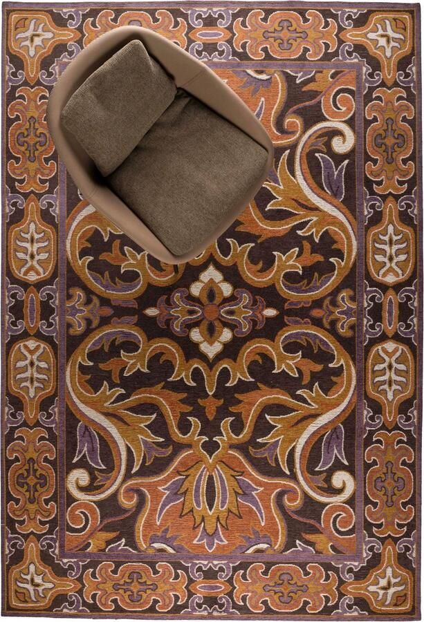 Dutchbone Bashmira Vloerkleed 160x230 Oranje} - Foto 2