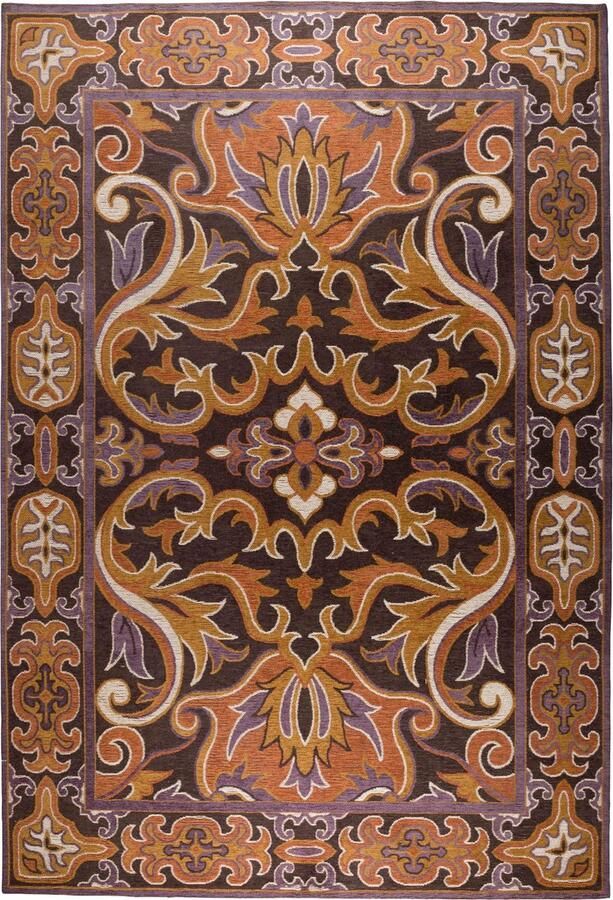 Dutchbone Bashmira Vloerkleed 160x230 Oranje}