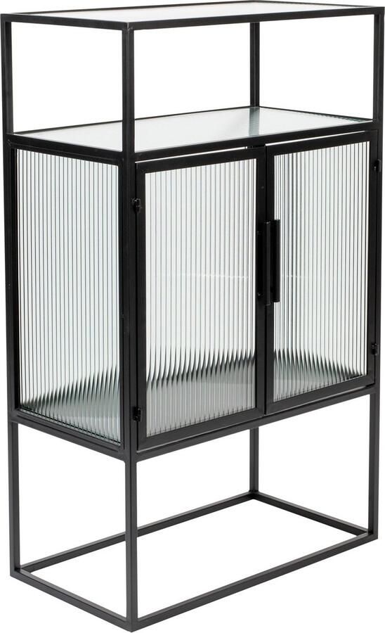 Dutchbone Boli Kast Opbergkast Middel (M) Metaal Zwart - Foto 3