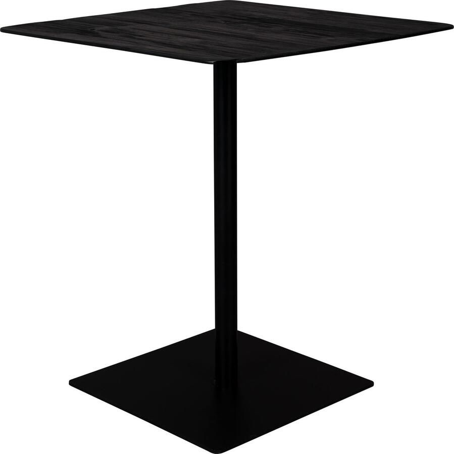 Dutchbone Braza Bartafel Vierkant 70x70 cm Hout Zwart