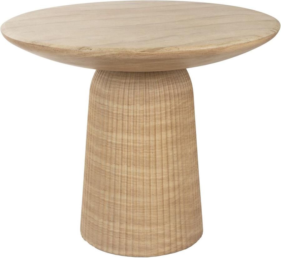 Dutchbone eetkamertafel Brison Eettafel Natuursteen look (90x90 cm) Grijs