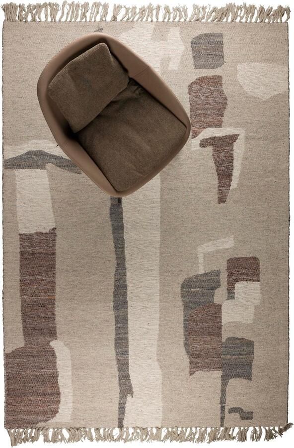 Dutchbone Caminito Vloerkleed 160x230 Oranje} - Foto 2