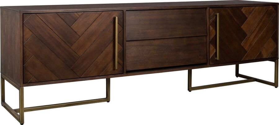 Dutchbone Class Dressoir Laag Acaciahout Donkerbruin - Foto 3