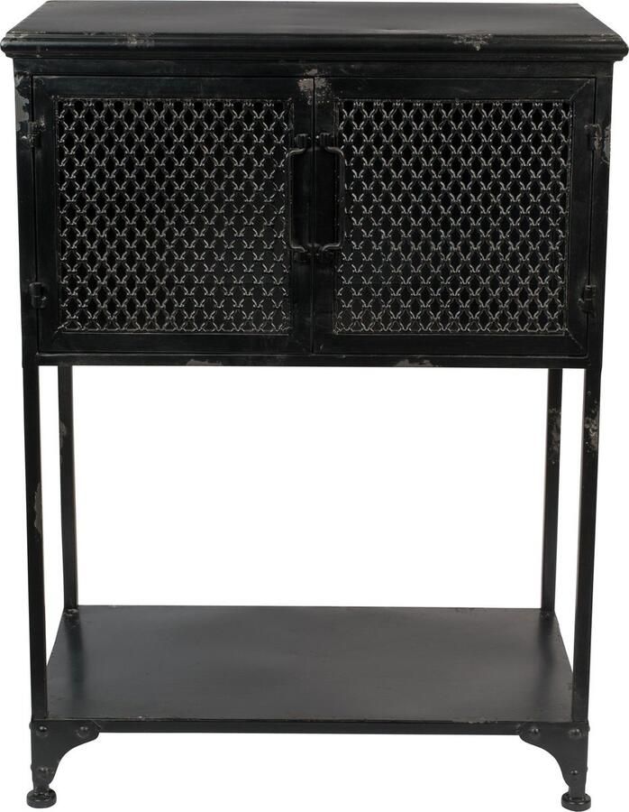 Dutchbone Denver Kast Opbergkast Laag Metaal Zwart - Foto 2