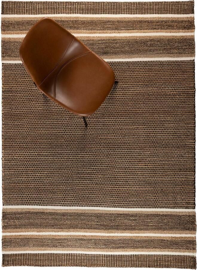 Dutchbone Djahe Vloerkleed Naturel Bruin 160x230