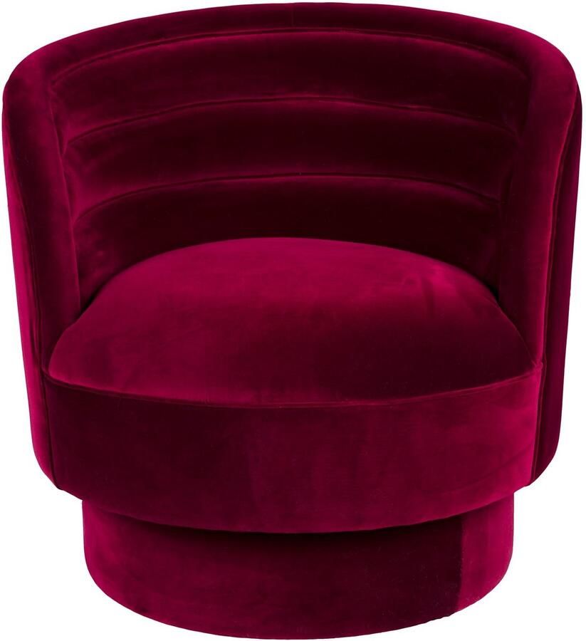 Dutchbone Dorothy Fauteuil Velvet Rood