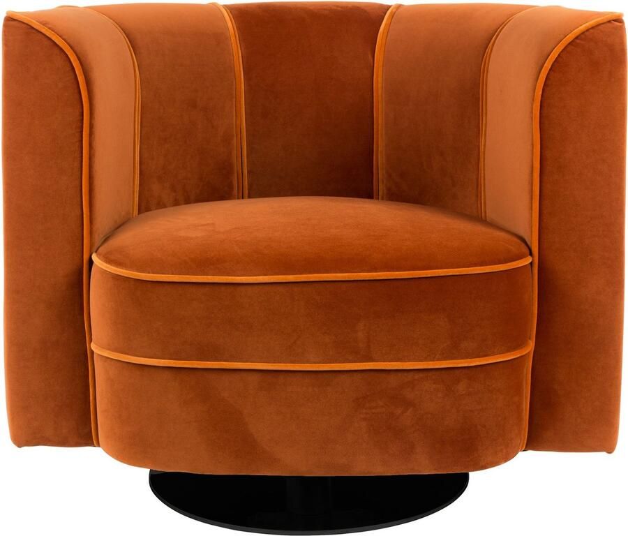 Dutchbone Flower Loungestoel Oranje - Foto 2