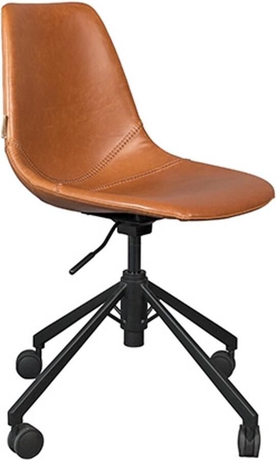 Dutchbone Franky Bureaustoel Bruin