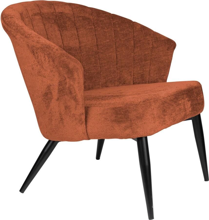 Dutchbone Fauteuil Georgia Chenille Terra