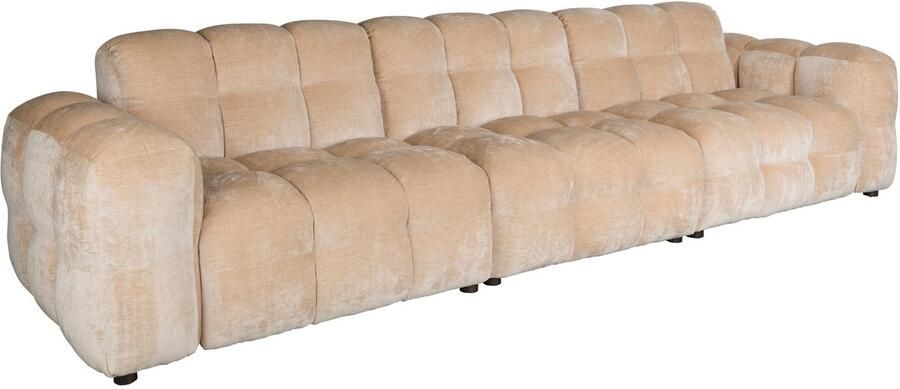 Dutchbone Hackman 4 5-zitsbank Velours Beige - Foto 3