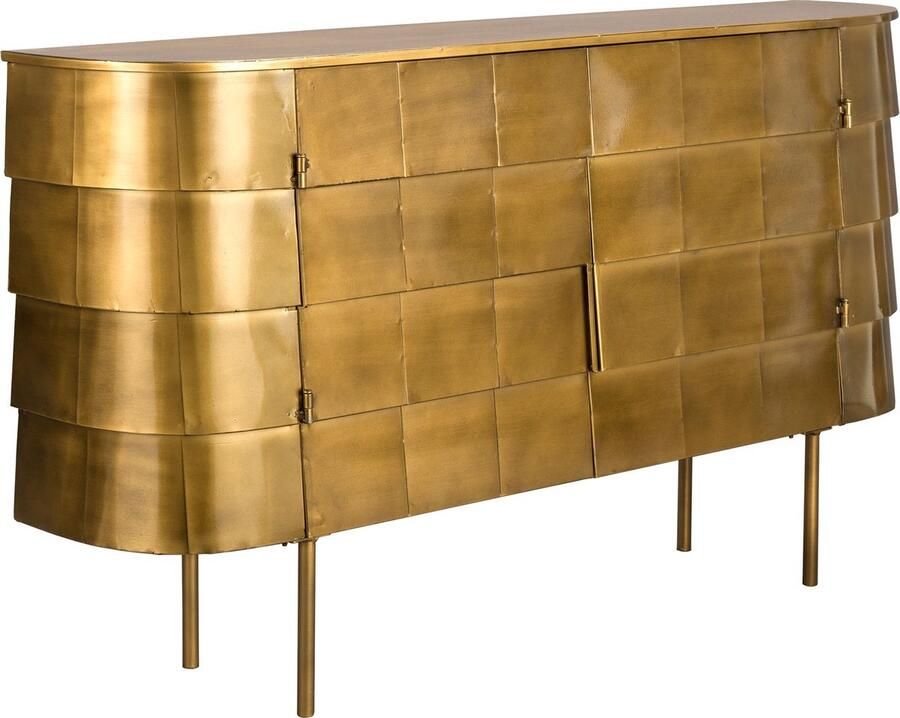 Dutchbone Hanna Dressoir Wandkast 117 cm Goud - Foto 3