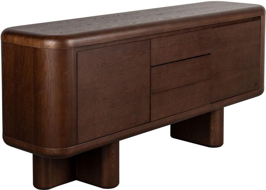 Dutchbone Herman Dressoir Hout Walnoot Kleur Bruin