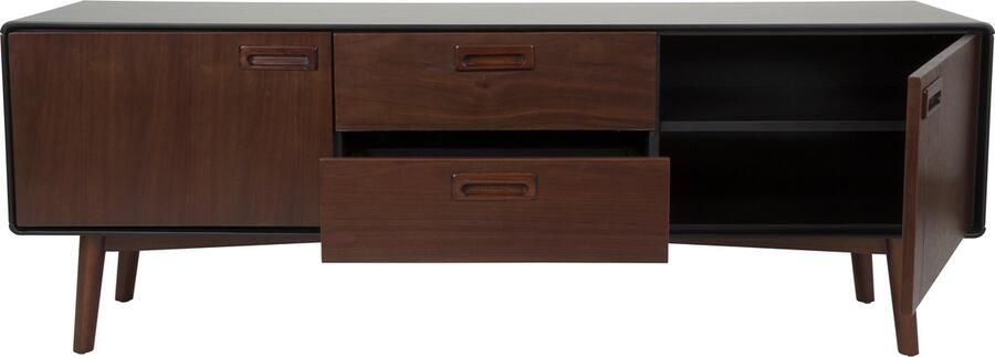 Dutchbone Juju Dressoir Laag Hout Donkerbruin - Foto 3