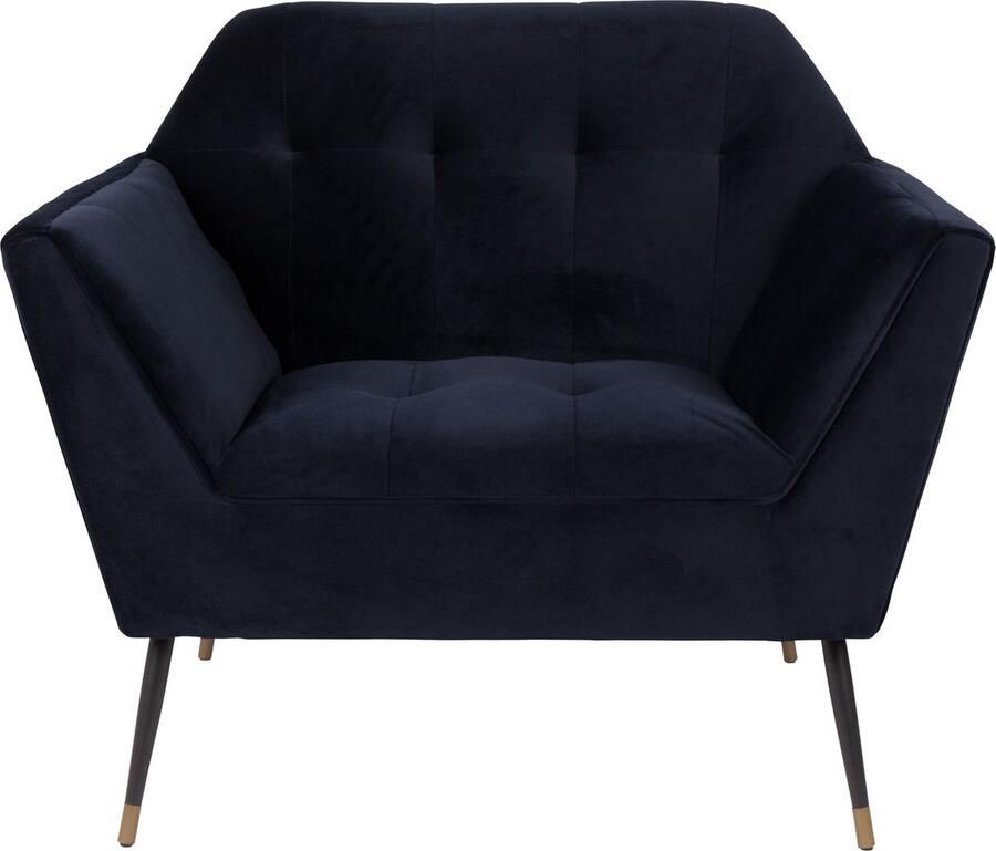 Dutchbone Kate Fauteuil Donkerblauw