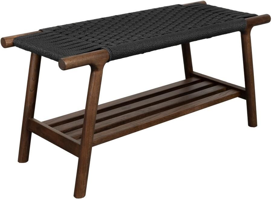 Dutchbone Kintaro Bankje Walnoot Bruin