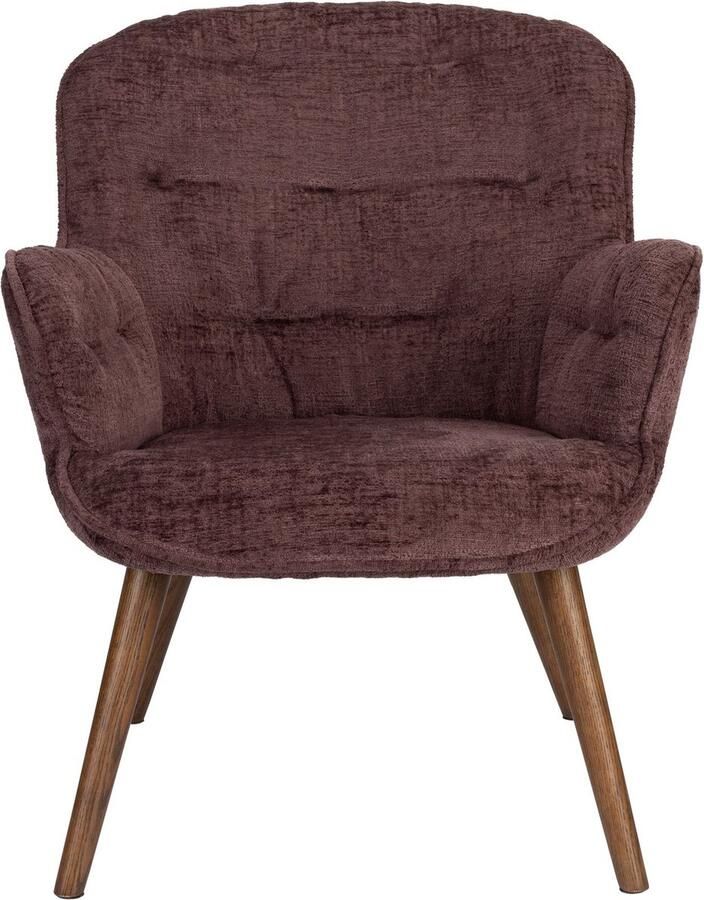 Dutchbone Lenn Fauteuil Plum Paars} - Foto 4