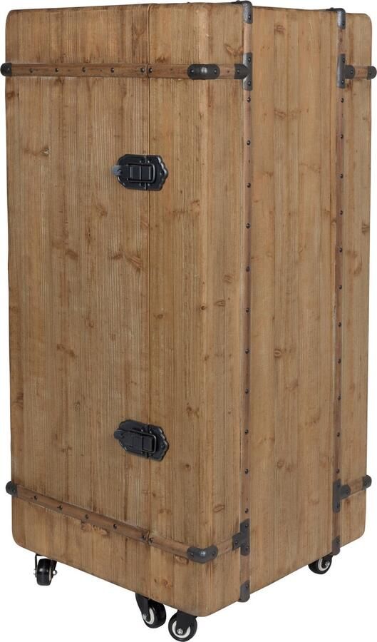 Dutchbone Lico Wijnkast Drankkast Hout Bruin} - Foto 4