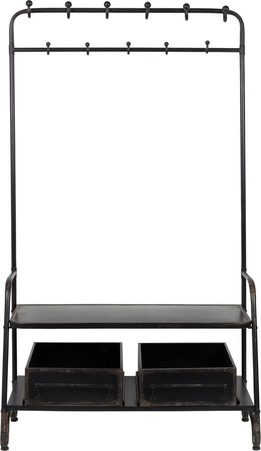 Dutchbone Lucius Kapstok Kledingrek Zwart