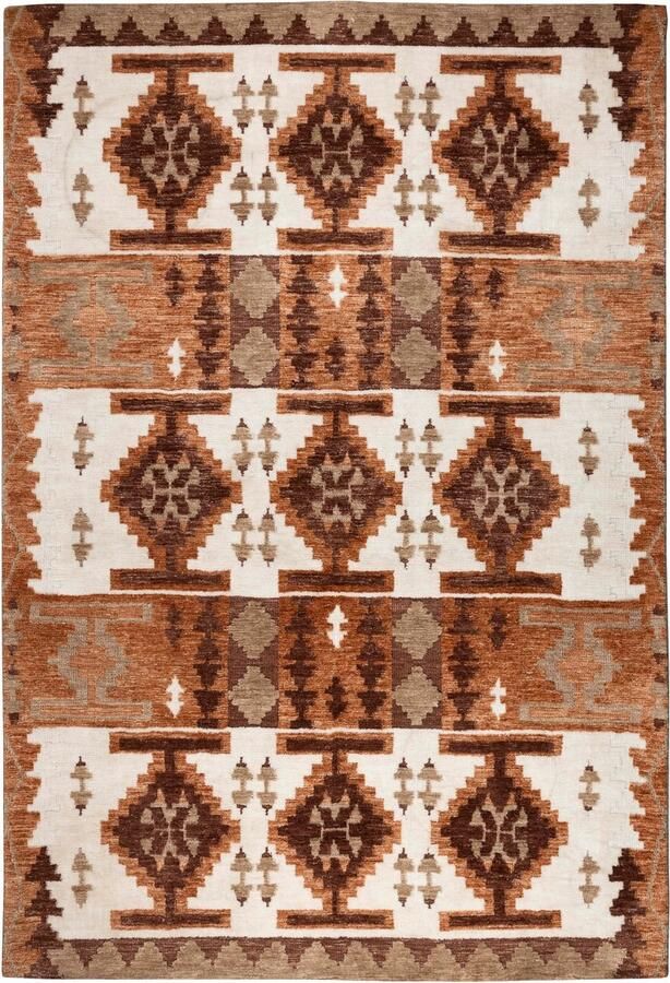 Dutchbone Maron Vloerkleed 160x230 Rood}