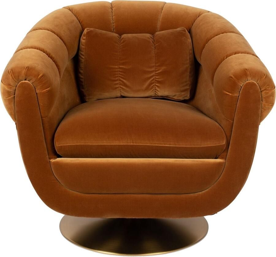 Dutchbone Member Loungestoel Whiskey Bruin