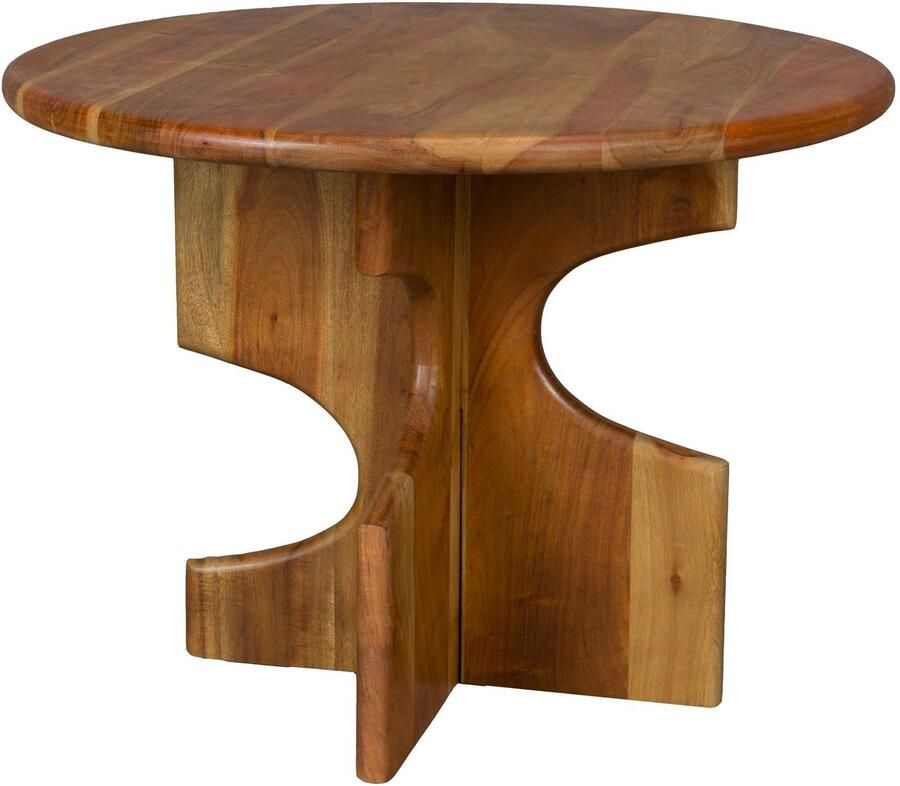 Dutchbone Ronde Bijzettafel Morgan Acaciahout 60cm Bruin