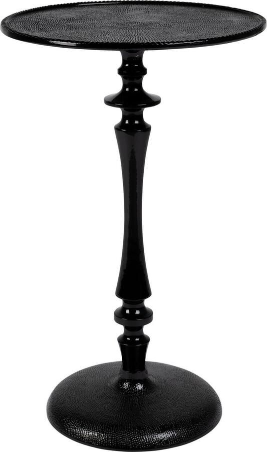 Dutchbone Ronde Bijzettafel Odessa Epoxy 36cm Zwart - Foto 3