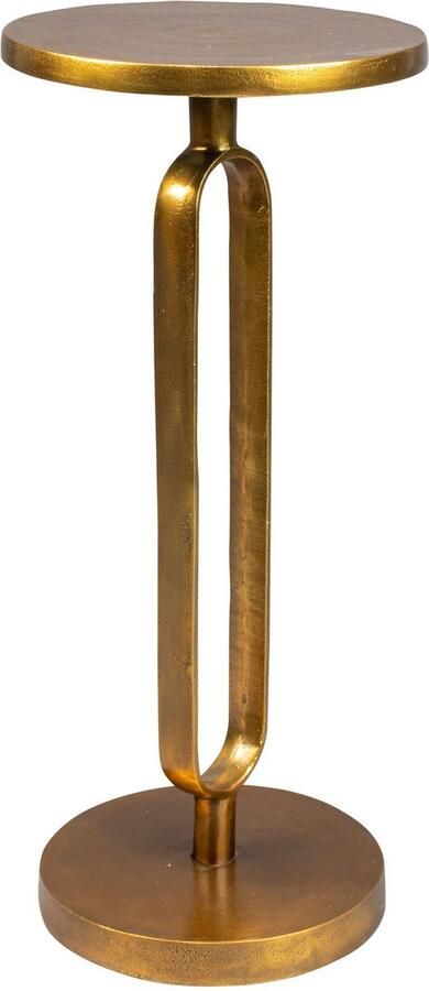 Dutchbone Bijzettafel Sandook Antique Brass Rond - Foto 2