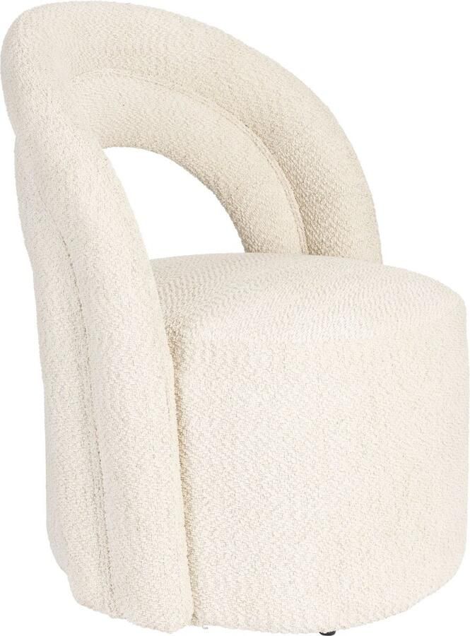 Dutchbone Draaifauteuil Seina Bouclé Beige - Foto 2