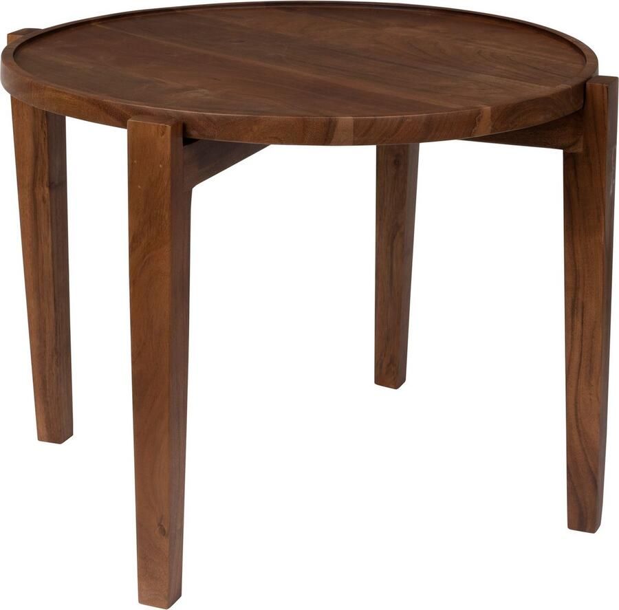 Dutchbone Shane Salontafel Rond 59 cm Acaciahout Bruin