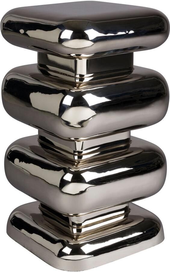 Dutchbone Stubby Bijzettafel Chroom Zilver
