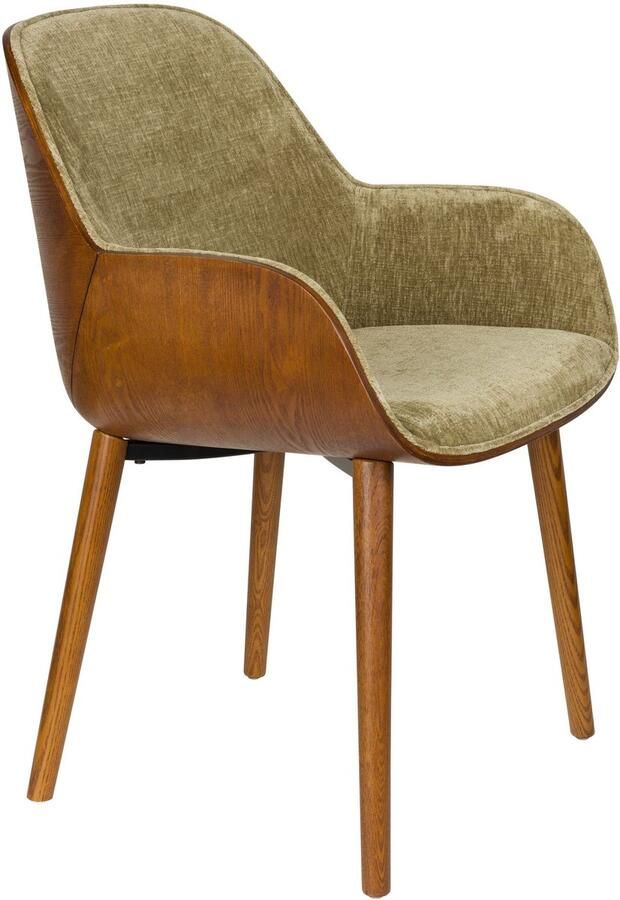 Dutchbone Taylor Eetkamerstoel Groen